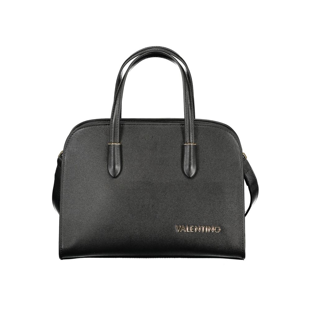 Damenhandtasche aus schwarzem Polyurethan