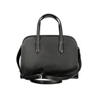 Damenhandtasche aus schwarzem Polyurethan