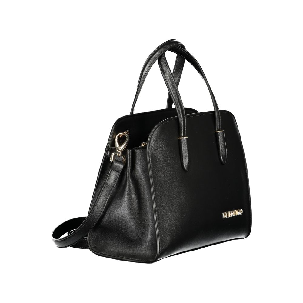 Damenhandtasche aus schwarzem Polyurethan