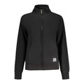 Schwarzes Baumwoll-Damen-Sweatshirt