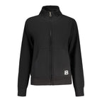 Schwarzes Baumwoll-Damen-Sweatshirt
