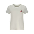 Damen-T-Shirt aus weißer Baumwolle