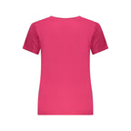 Rotes Baumwoll-T-Shirt für Damen