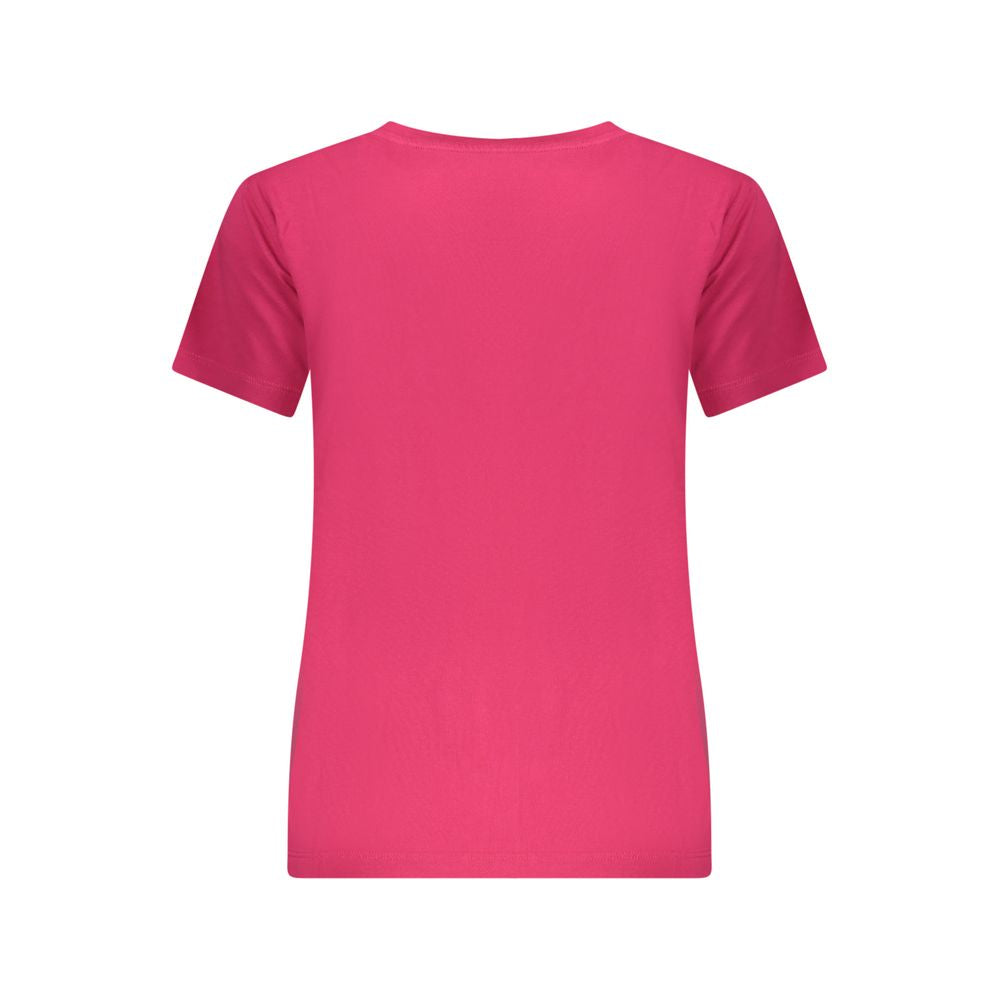 Rotes Baumwoll-T-Shirt für Damen