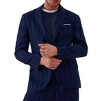 Blue Virgin Wool Coat