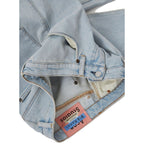 Blue Cotton Skinny Jeans