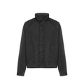 Schwarze Polyamid-Shell-Jacke