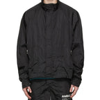 Schwarze Polyamid-Shell-Jacke