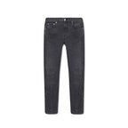 Schwarze Skinny Jeans aus Baumwolle