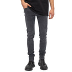Schwarze Skinny Jeans aus Baumwolle