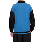 Blaues Baumwoll-Sweatshirt