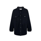 Blue Marabou Coat