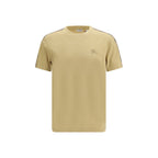 Beiges Baumwoll-T-Shirt