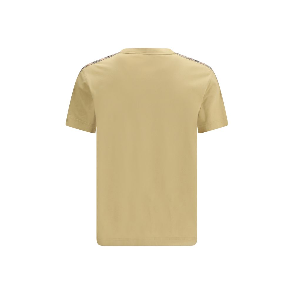Beiges Baumwoll-T-Shirt