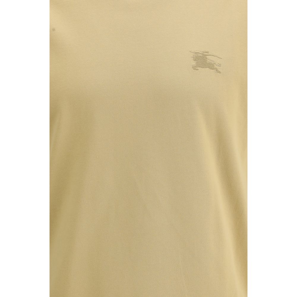 Beiges Baumwoll-T-Shirt