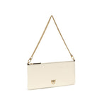 White Calf Leather Bos Taurus Shoulder Bag