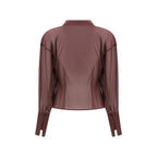Purple Silk Blouse