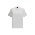 Weißes Baumwoll-T-Shirt