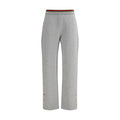 Pantalone casual in cotone grigio