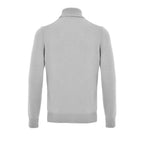 Gray Wool Turtleneck