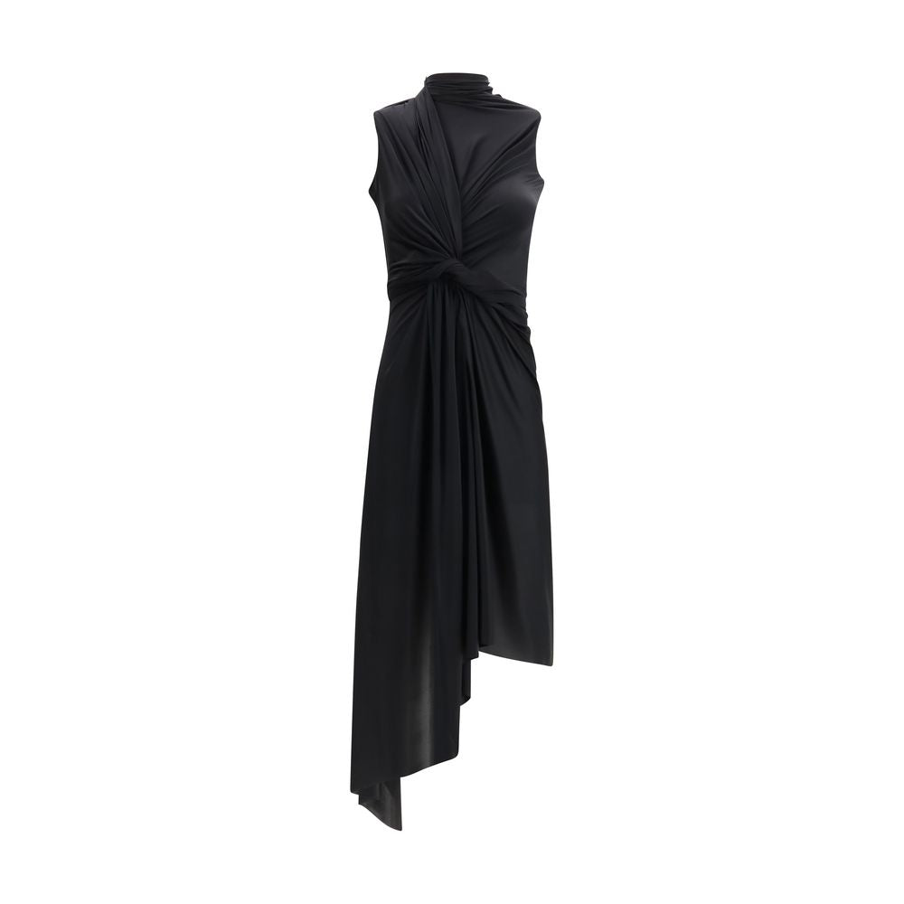 Schwarzes Freizeitkleid aus Polyamid
