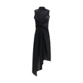 Schwarzes Freizeitkleid aus Polyamid