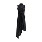 Schwarzes Freizeitkleid aus Polyamid