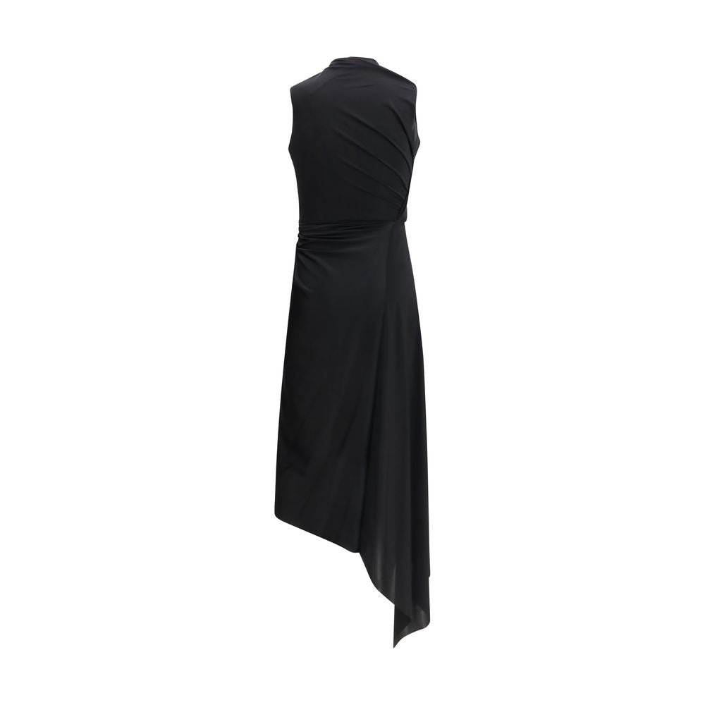Schwarzes Freizeitkleid aus Polyamid