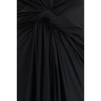 Schwarzes Freizeitkleid aus Polyamid