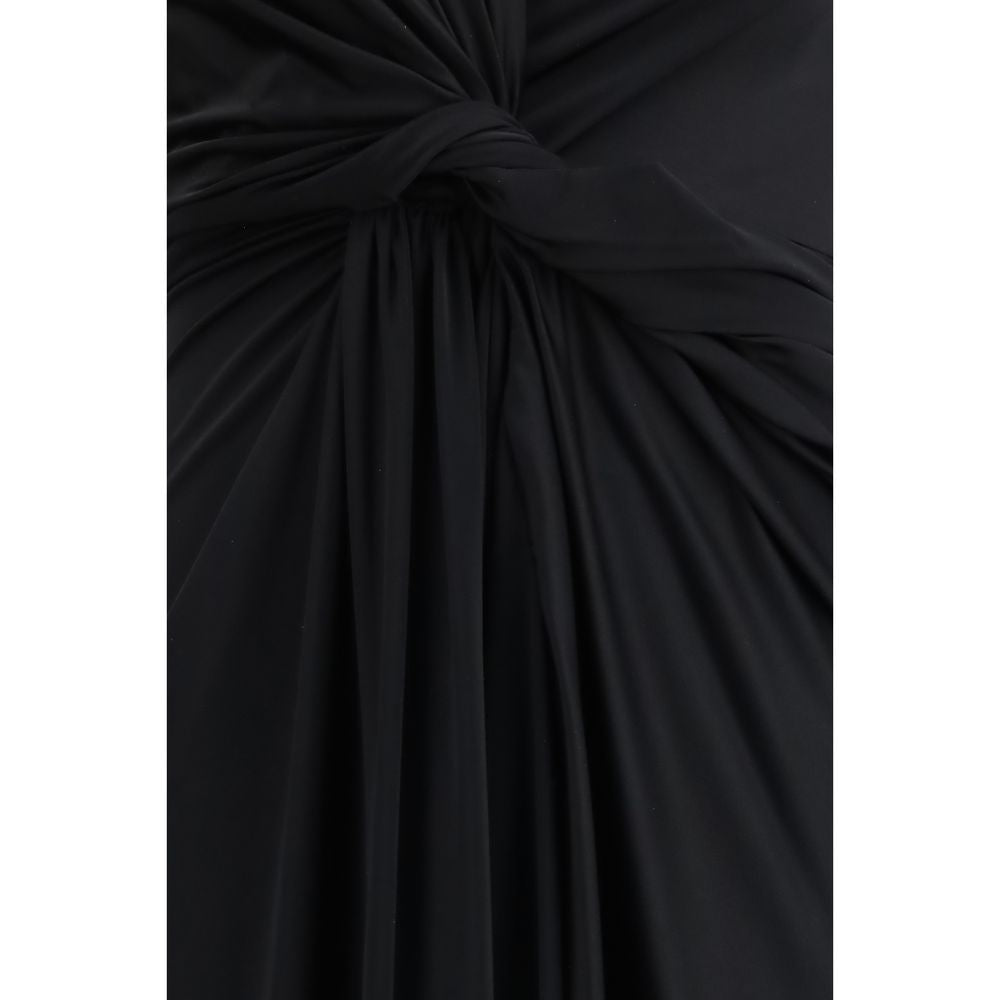 Schwarzes Freizeitkleid aus Polyamid