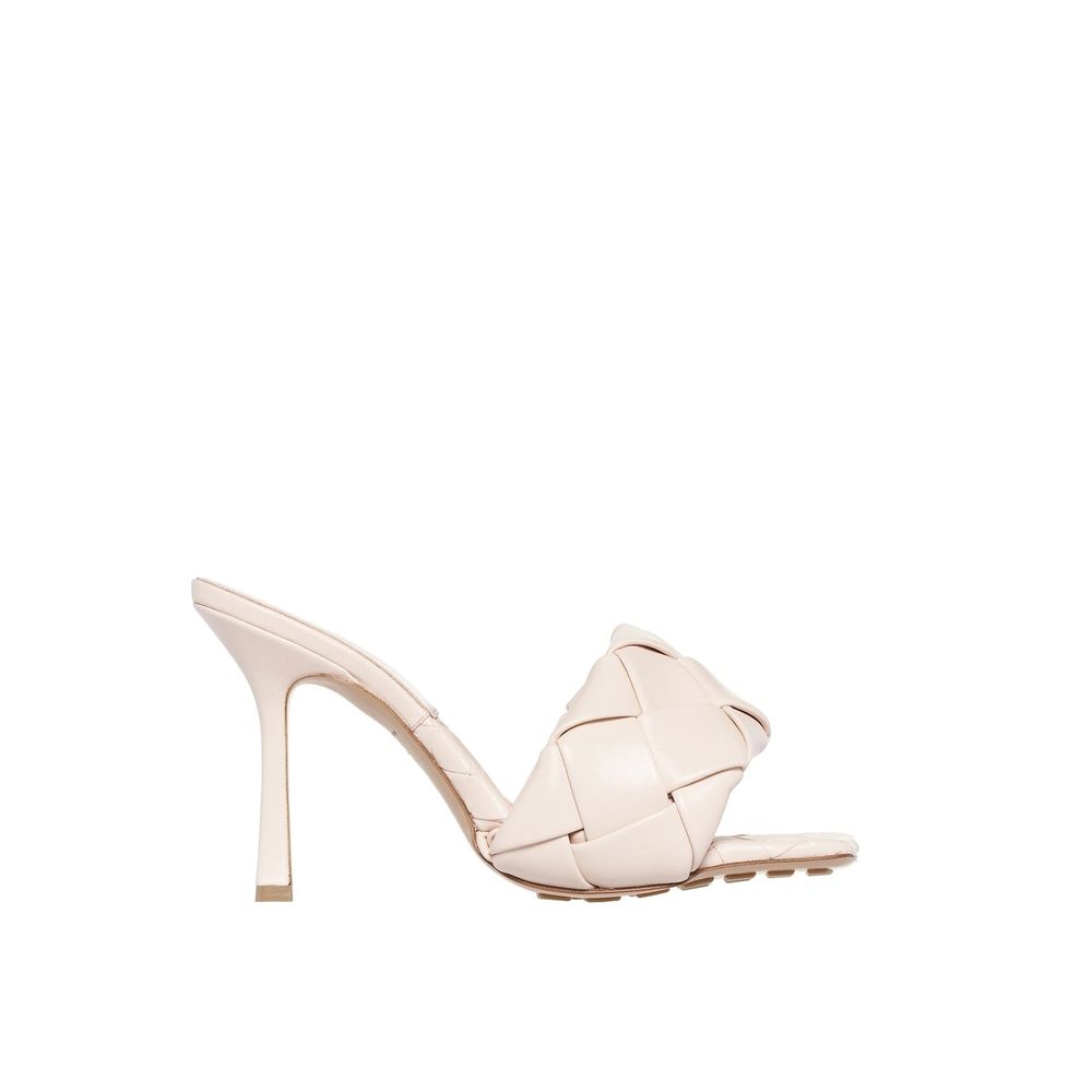 Mehrfarbige Leder-Mules