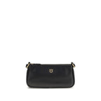 Black Calf Leather Bos Taurus Shoulder Bag