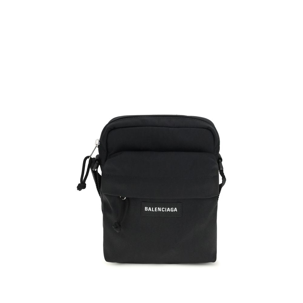Borsa a Tracolla Nera in Poliammide