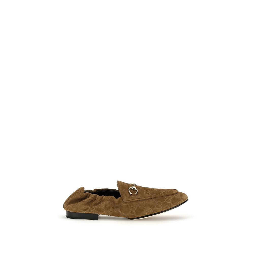 Mocassini slip-on in pelle di vitello marrone (Bos Taurus)