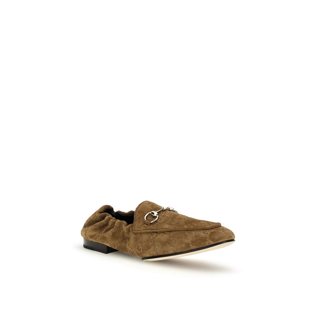 Mocassini slip-on in pelle di vitello marrone (Bos Taurus)