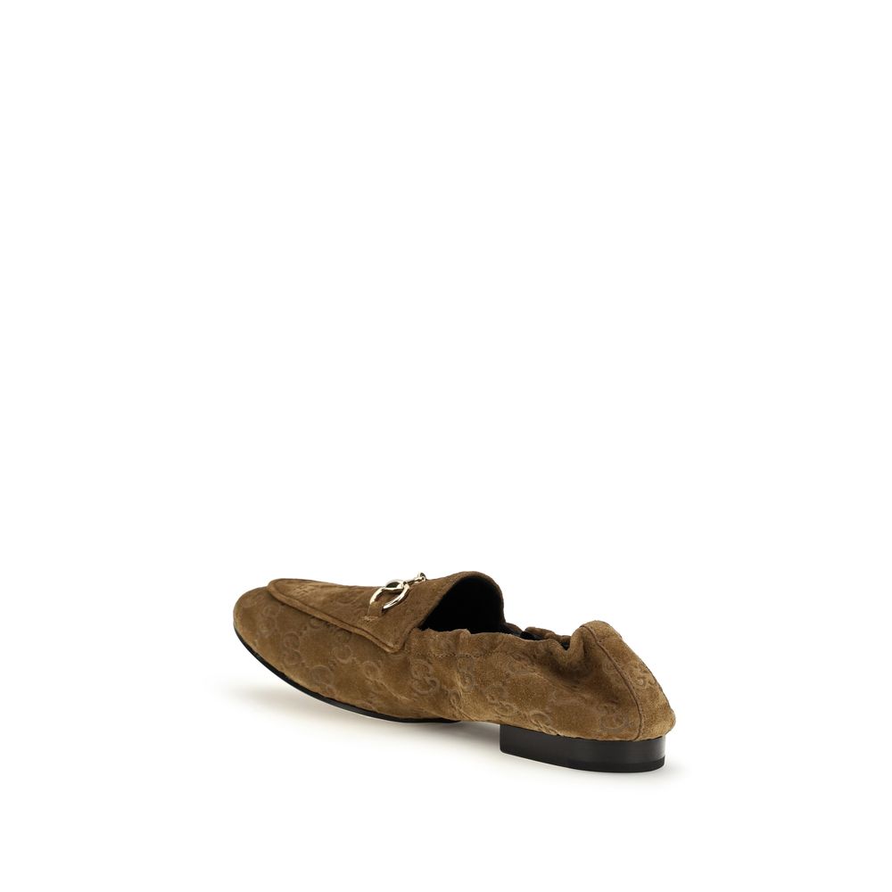 Mocassini slip-on in pelle di vitello marrone (Bos Taurus)