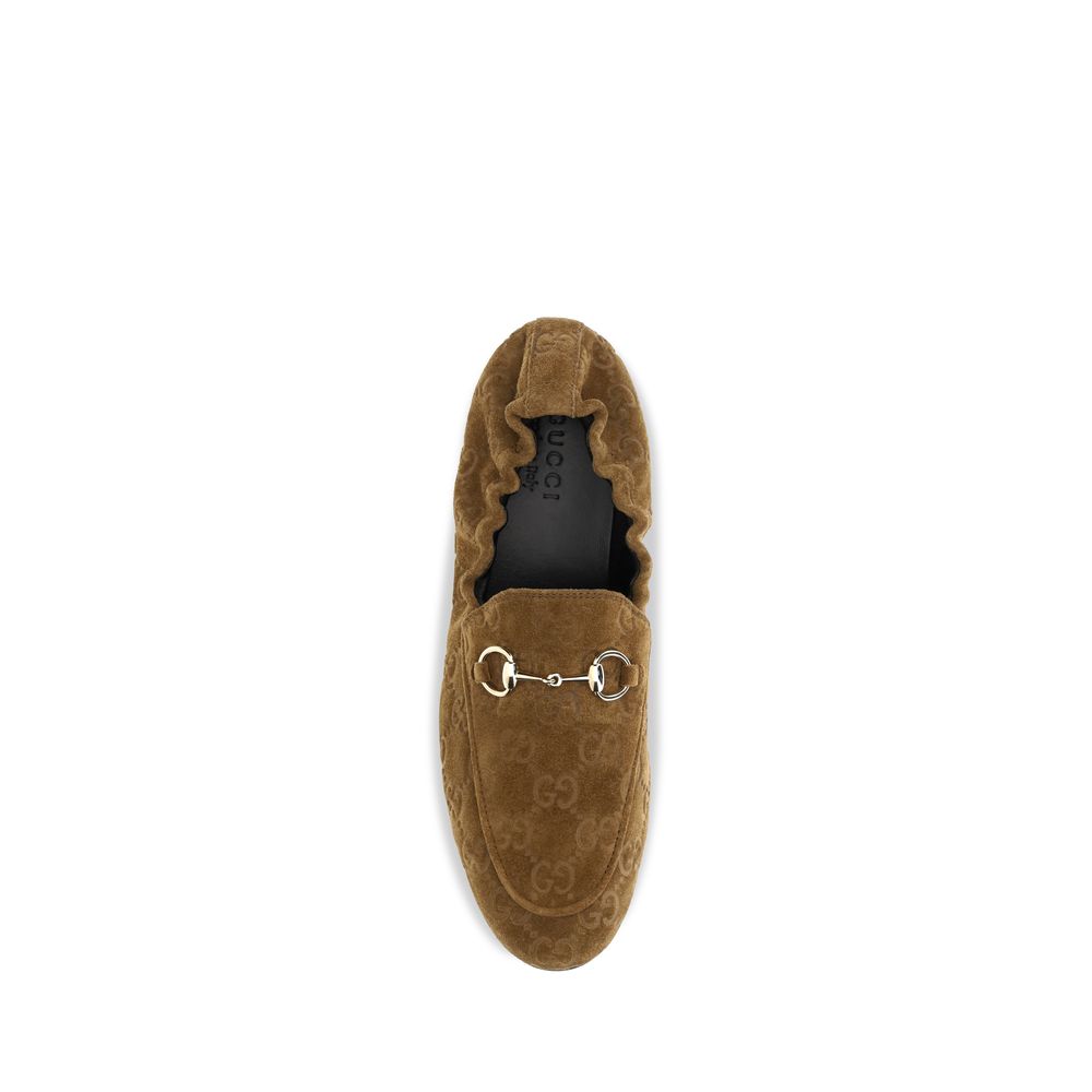 Mocassini slip-on in pelle di vitello marrone (Bos Taurus)
