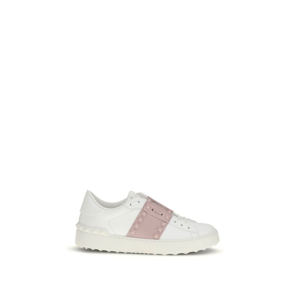 Weiße Kalbsleder-Sneaker (Bos Taurus)
