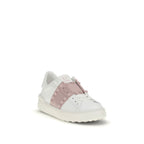 Weiße Kalbsleder-Sneaker (Bos Taurus)