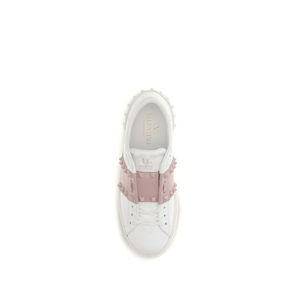 Weiße Kalbsleder-Sneaker (Bos Taurus)