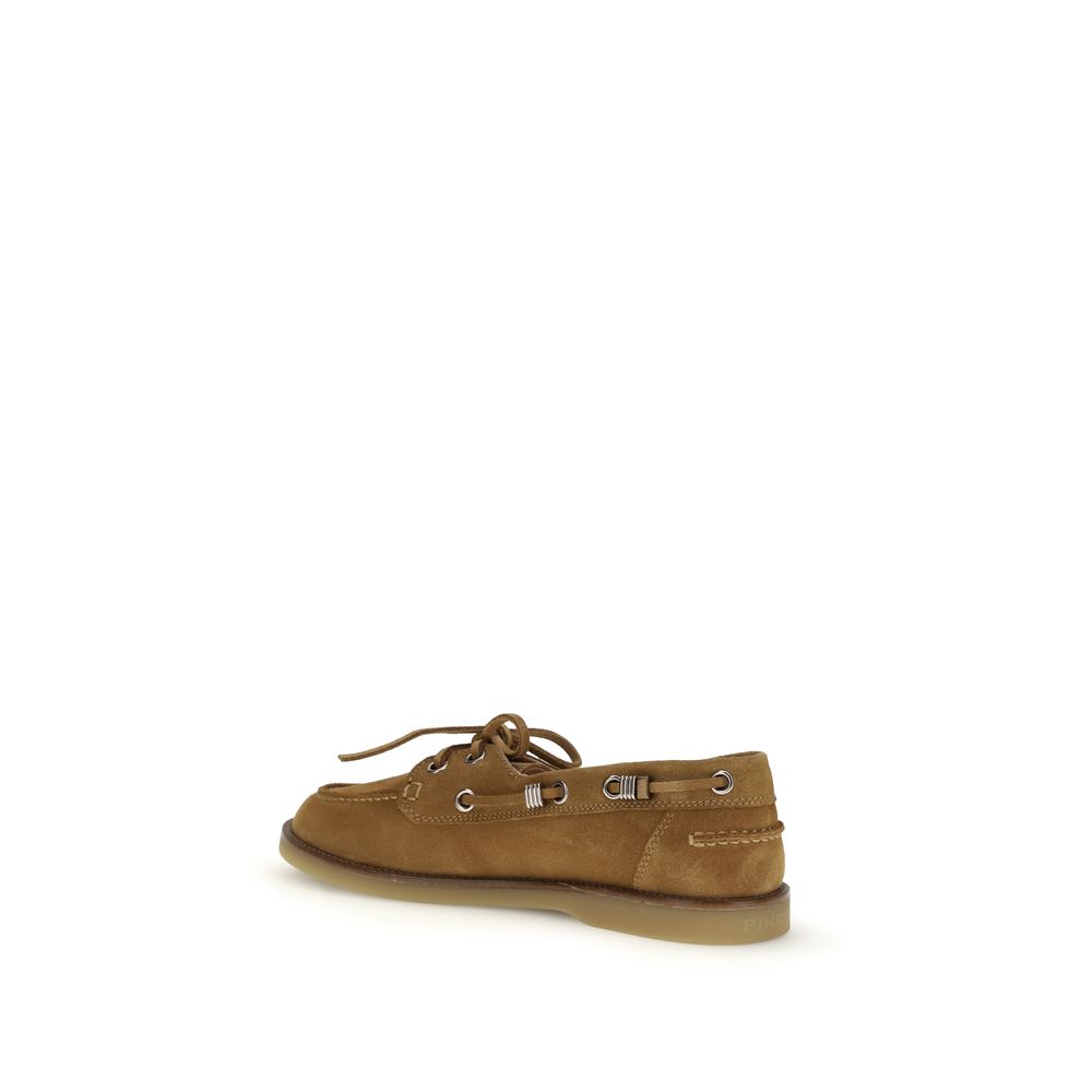 Mocassini slip-on in pelle di vitello marrone (Bos Taurus)