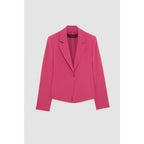Yellow Polyester Blazer