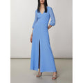 Abito casual in poliestere blu
