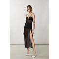 Black Viscose Cocktail Dress