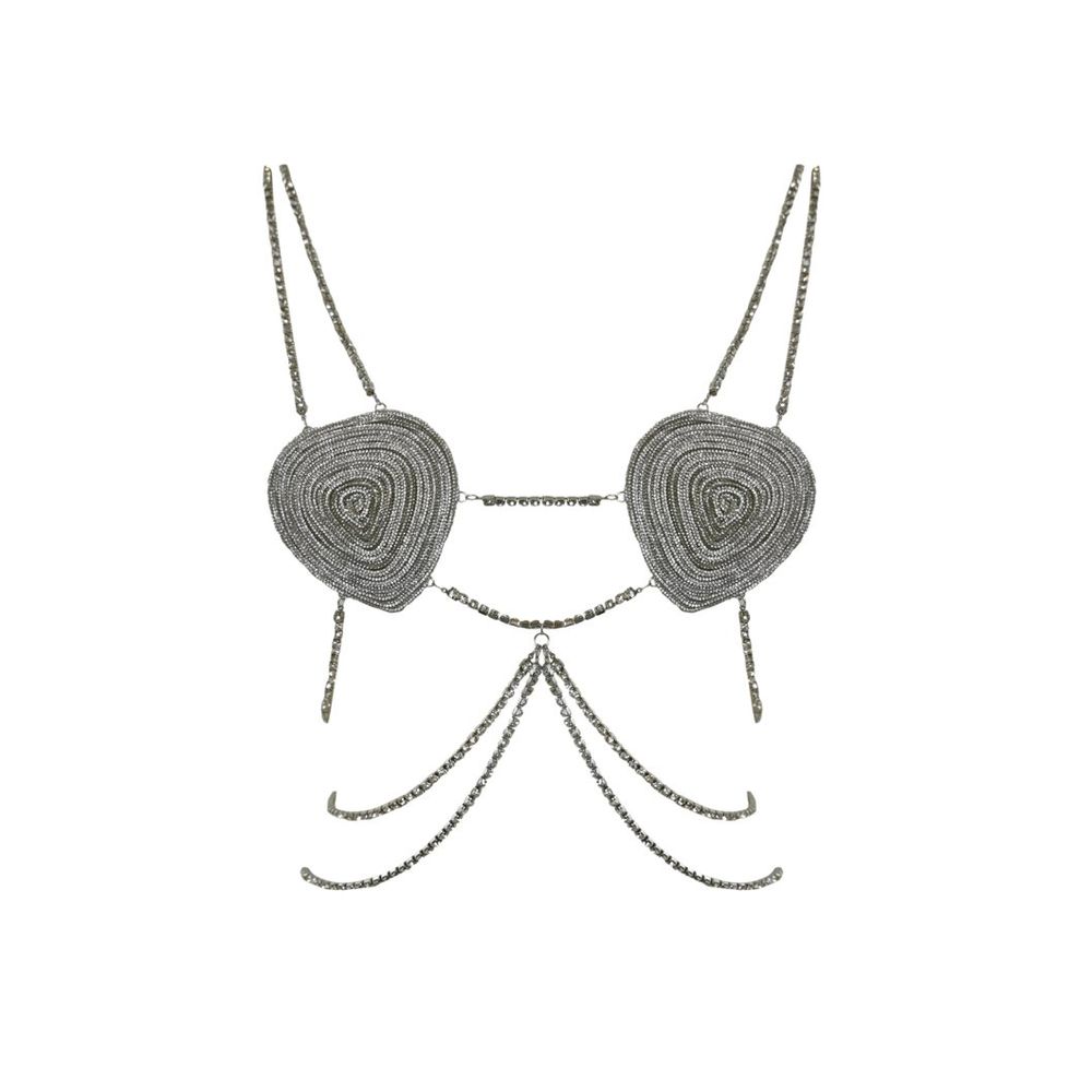 White Copper Bra