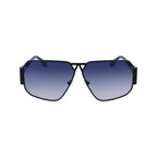 Schwarze Metallsonnenbrille