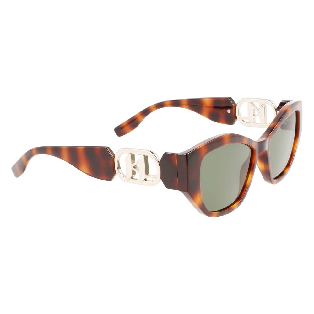 Braune gespritzte Sonnenbrille