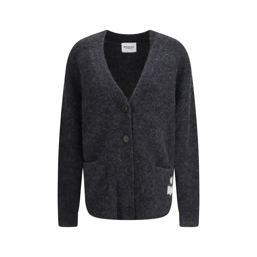 Gray Alpaca Vicugna Pacos Cardigan