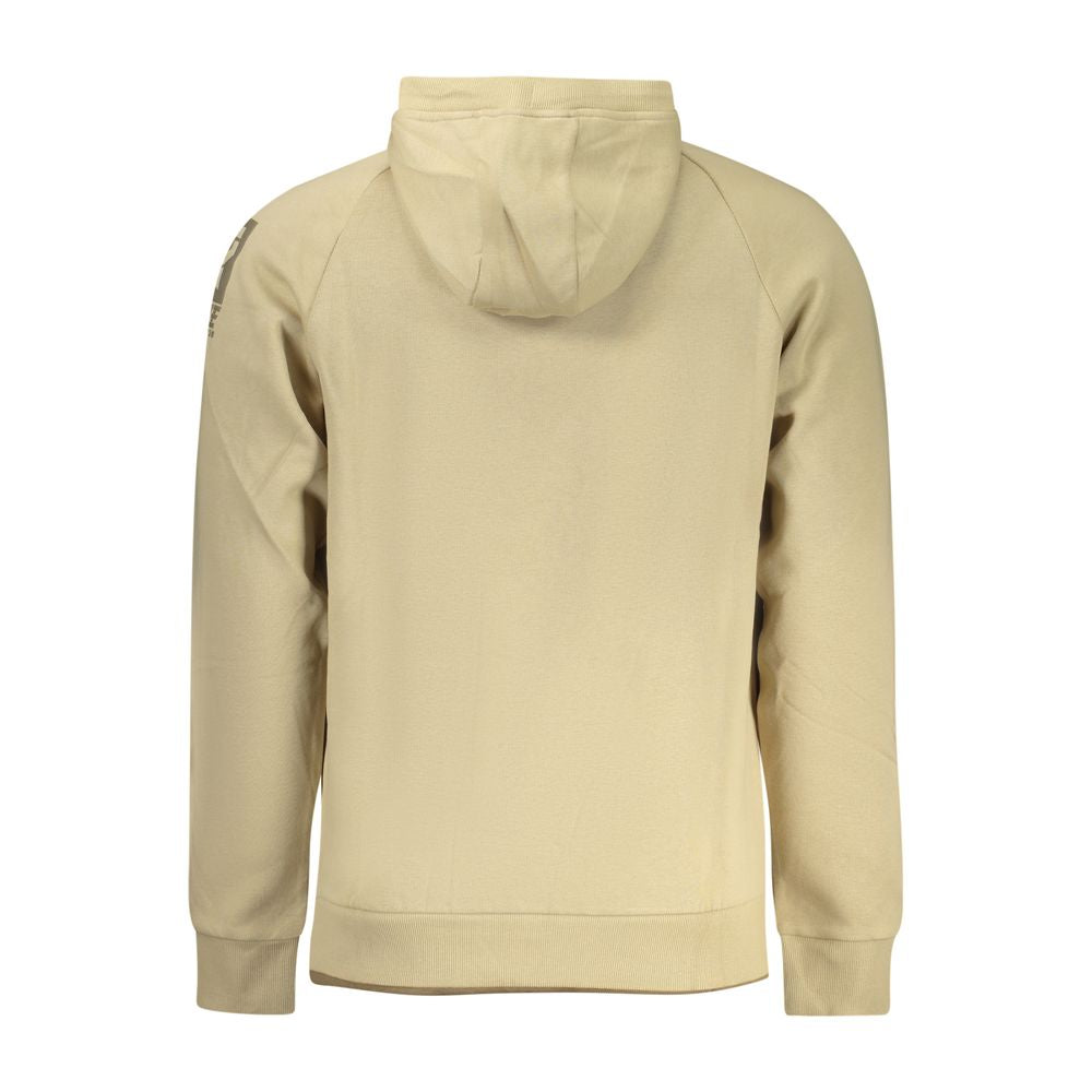 Beiges Herren-Sweatshirt aus Baumwolle