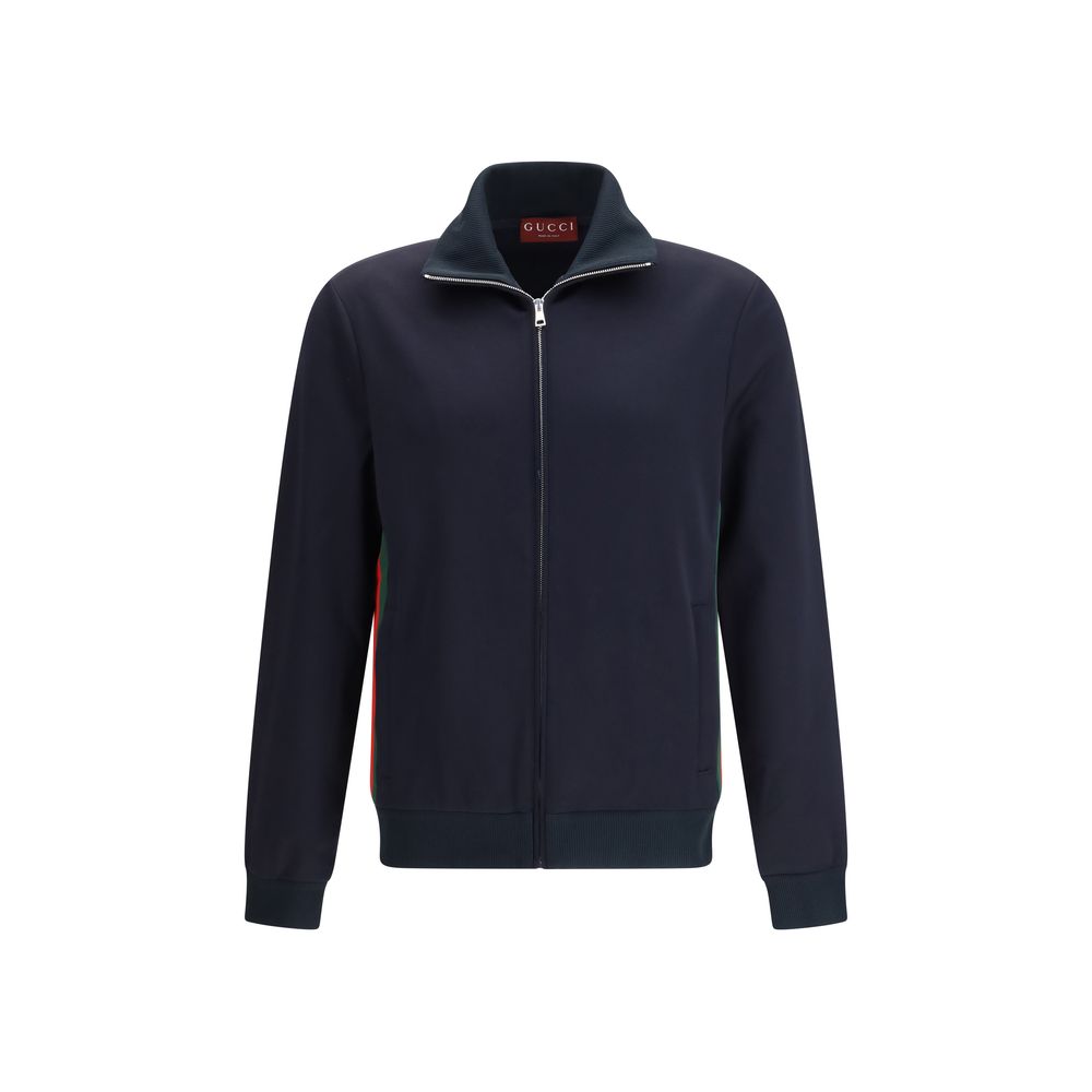 Blaue Polyester-Shelljacke